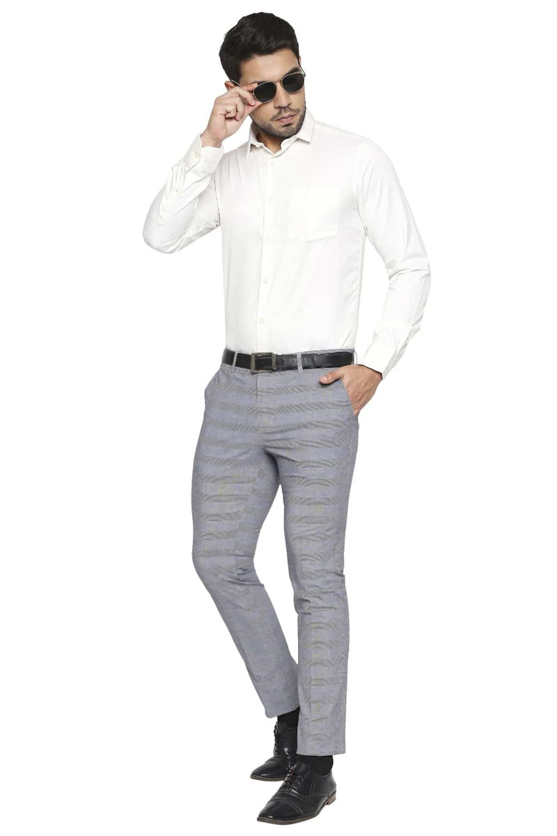 BASICS TAPERED FIT STRETCH TROUSER