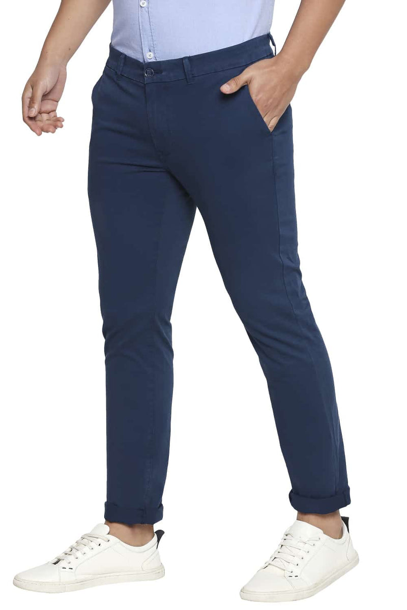 BASICS TAPERED FIT OVER DYED STRETCH TROUSER