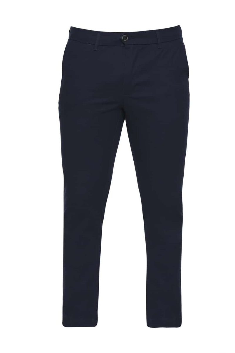 BASICS TAPERED FIT STRETCH TROUSERS