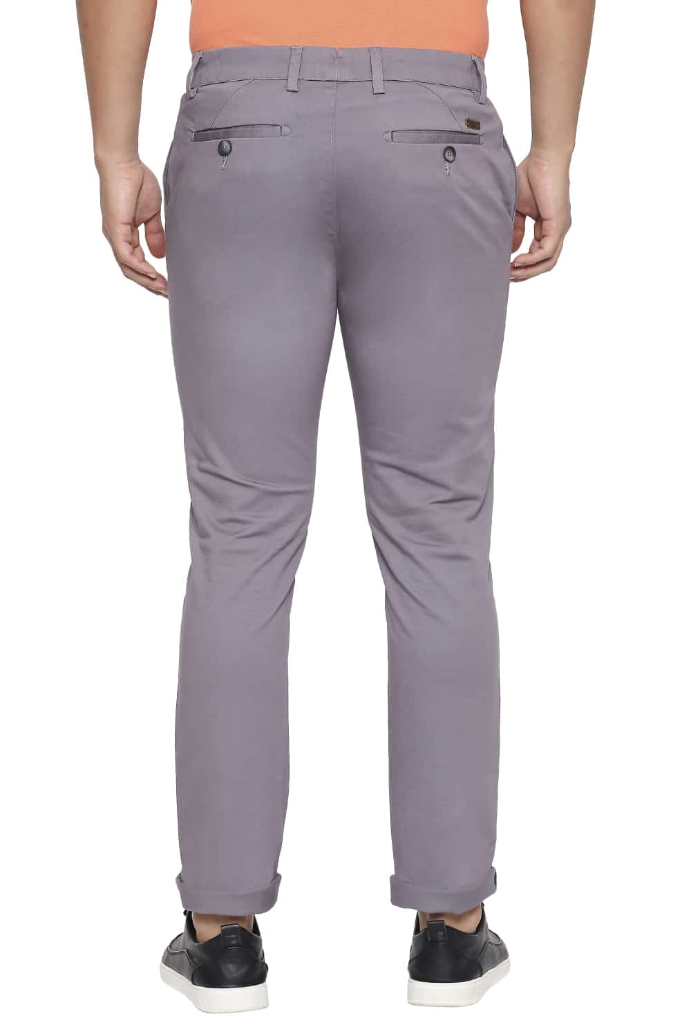 BASICS TAPERED FIT STRETCH TROUSER