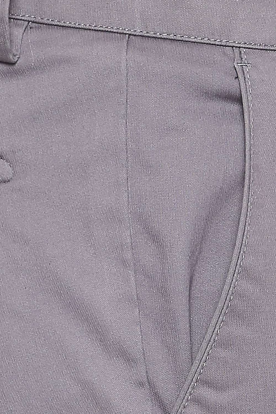 BASICS TAPERED FIT STREET GREY STRETCH TROUSER