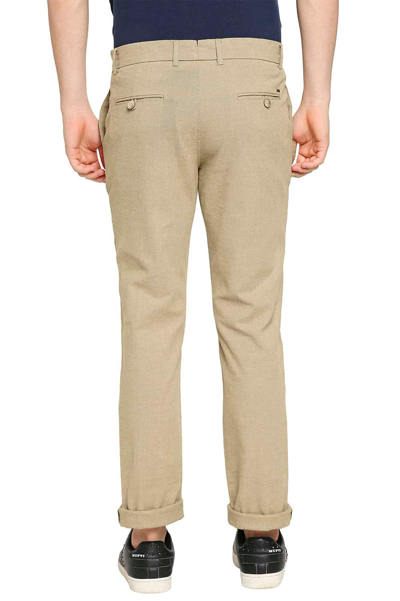 BASICS TAPERED FIT STRETCH TROUSER