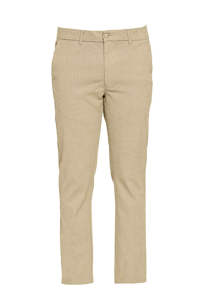 BASICS TAPERED FIT STRETCH TROUSER