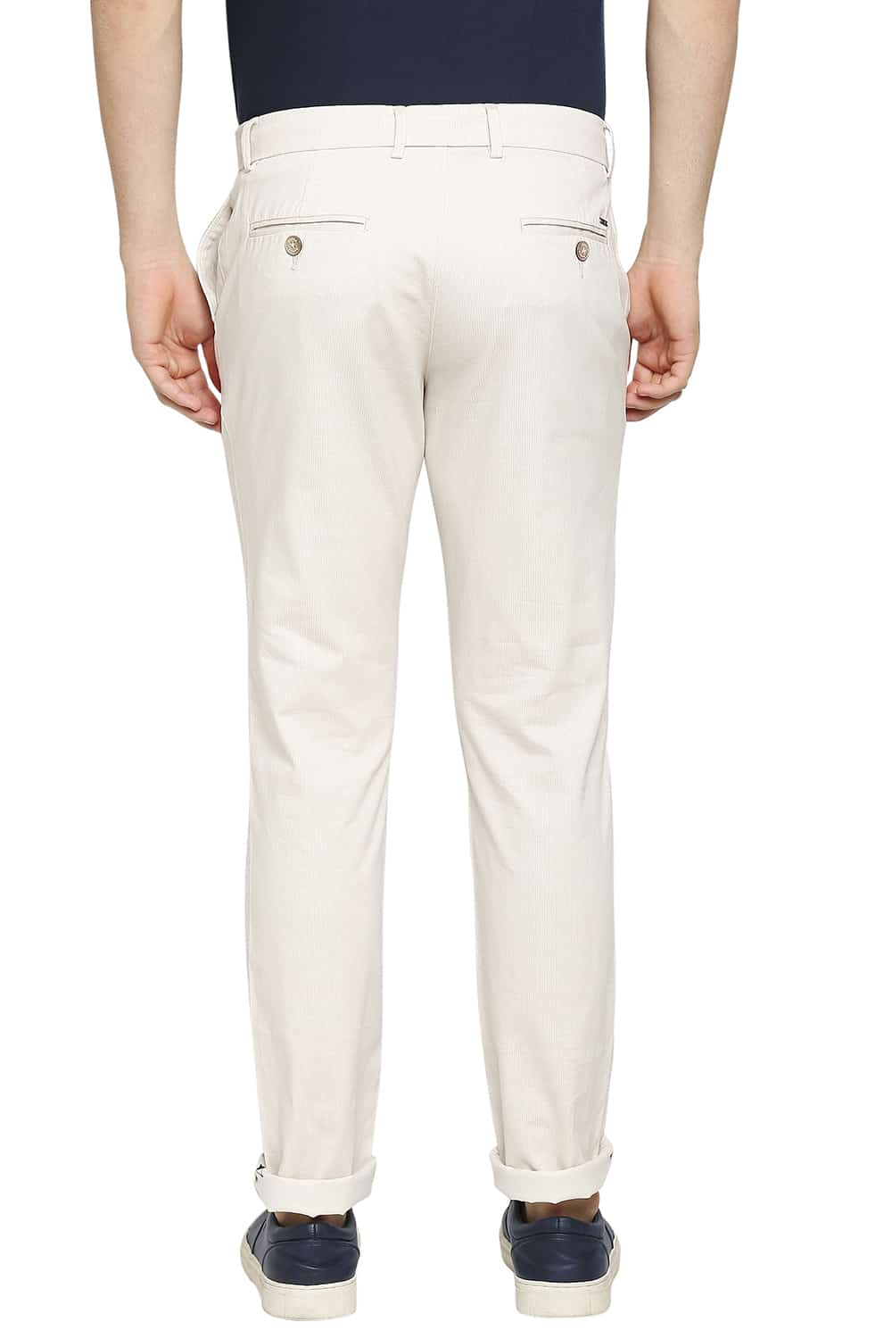 BASICS TAPERED FIT STRETCH TROUSER