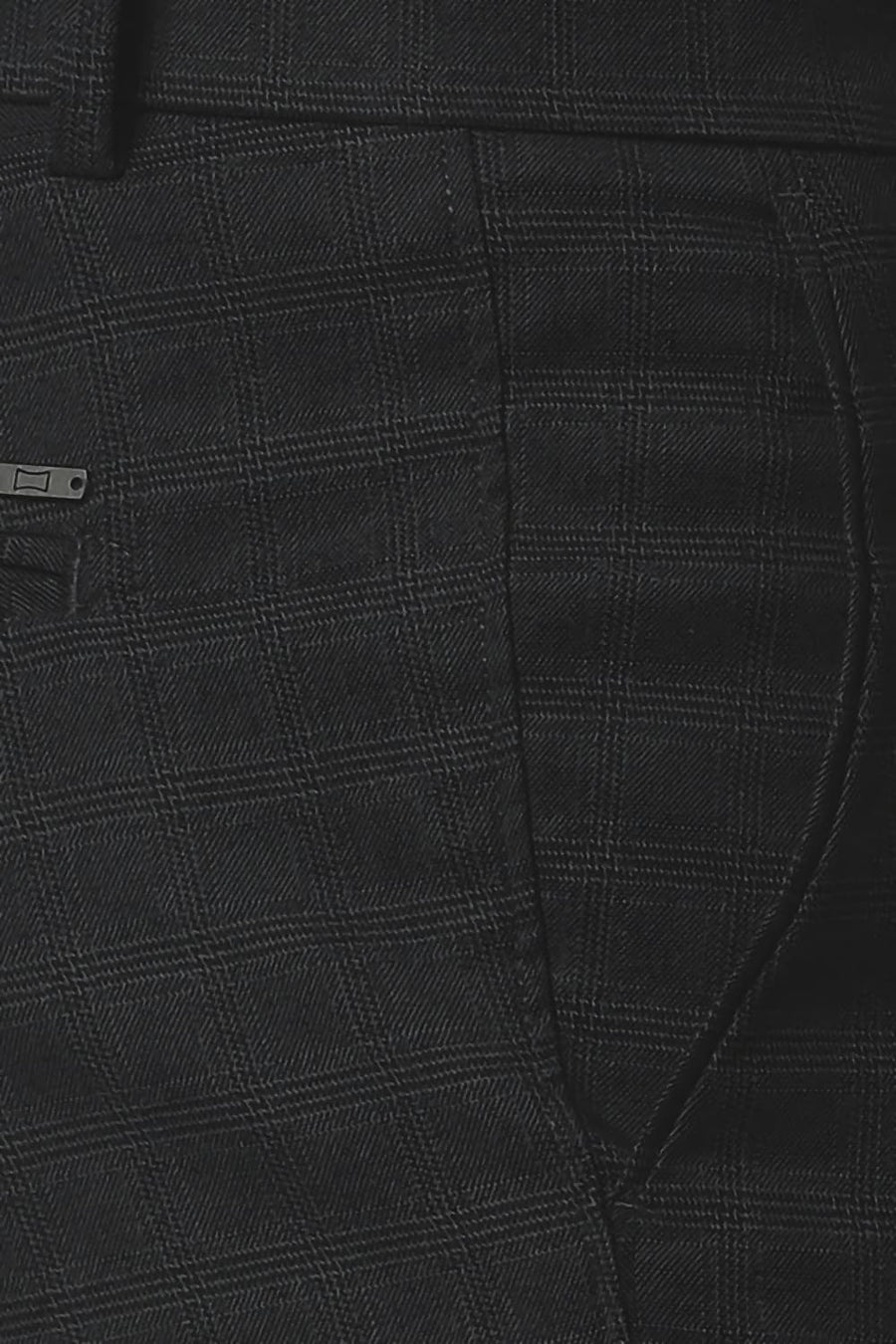 BASICS TAPERED FIT BALSAM GREY STRETCH TROUSER