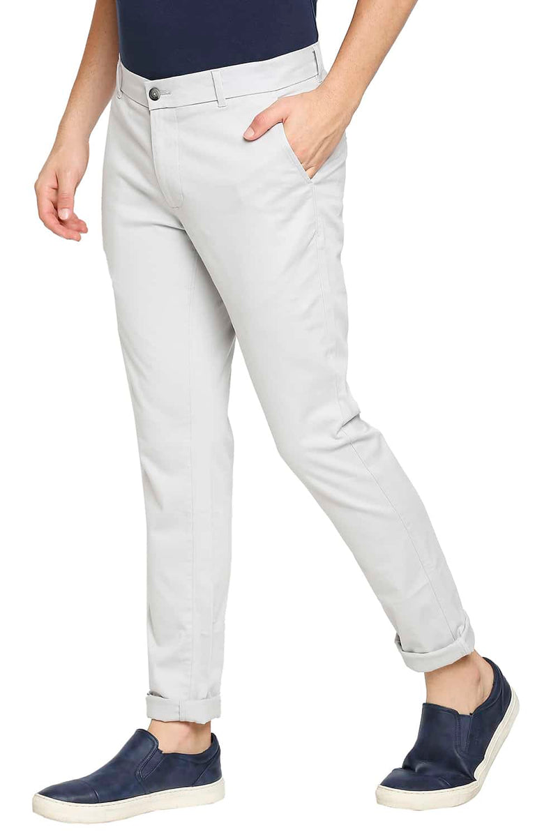 BASICS TAPERED FIT STRETCH TROUSER