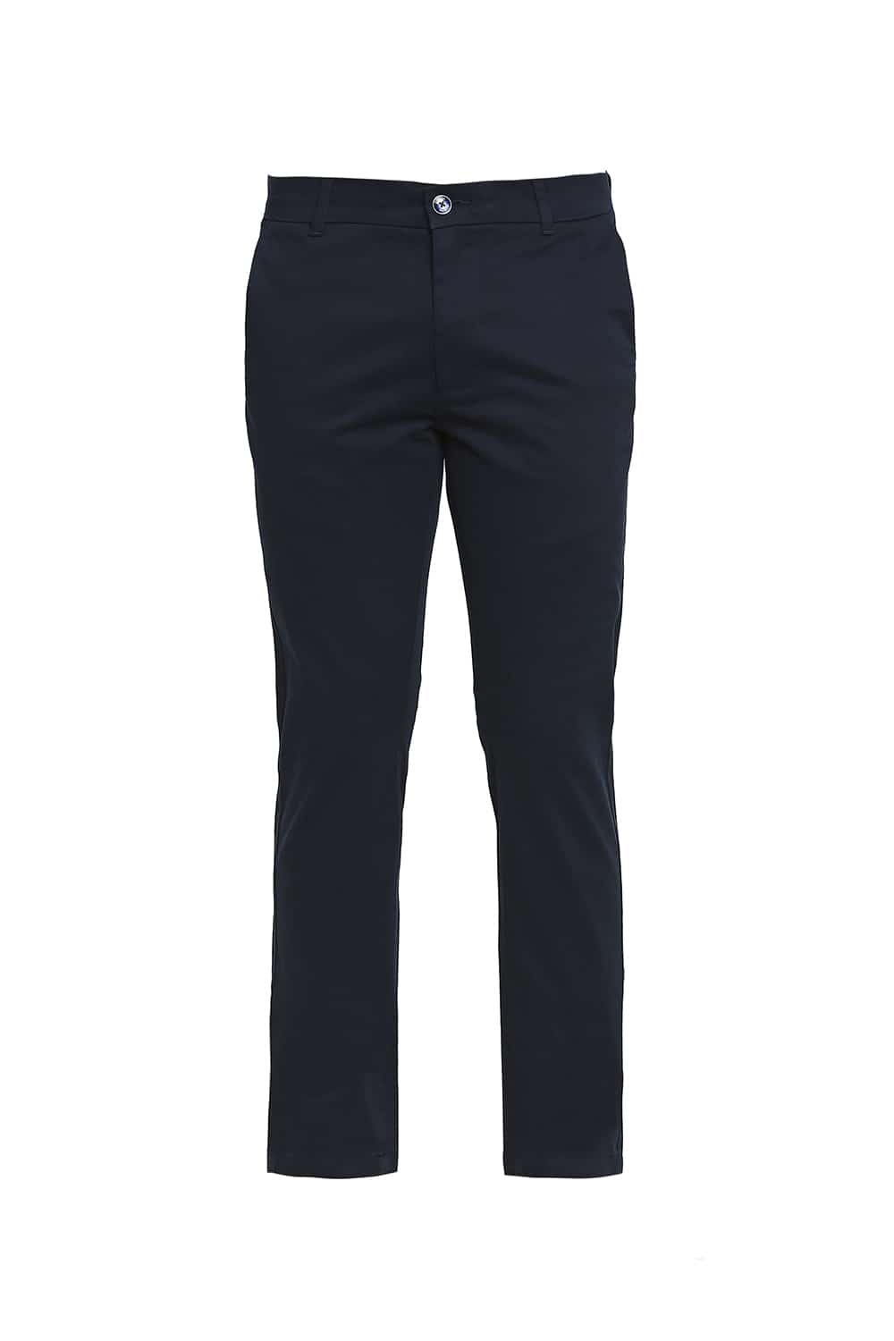 BASICS TAPERED FIT STRETCH TROUSER