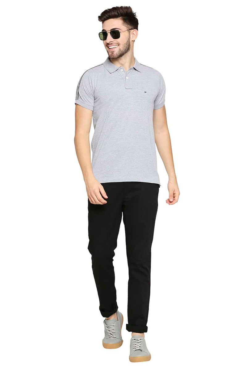 BASICS TAPERED FIT STRETCH TROUSER