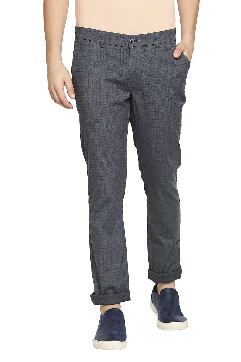 BASICS TAPERED FIT STRETCH TROUSER