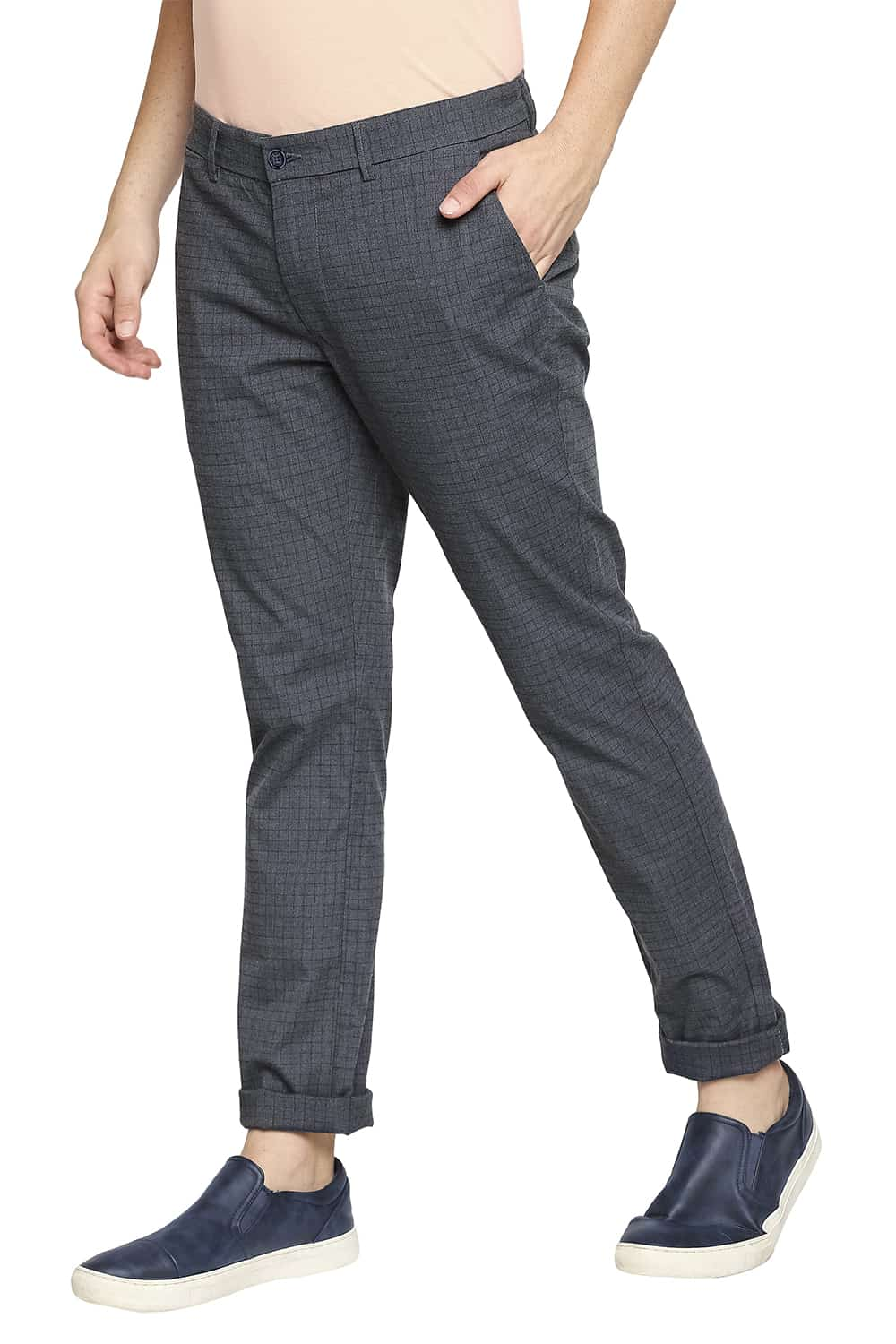 BASICS TAPERED FIT STRETCH TROUSER