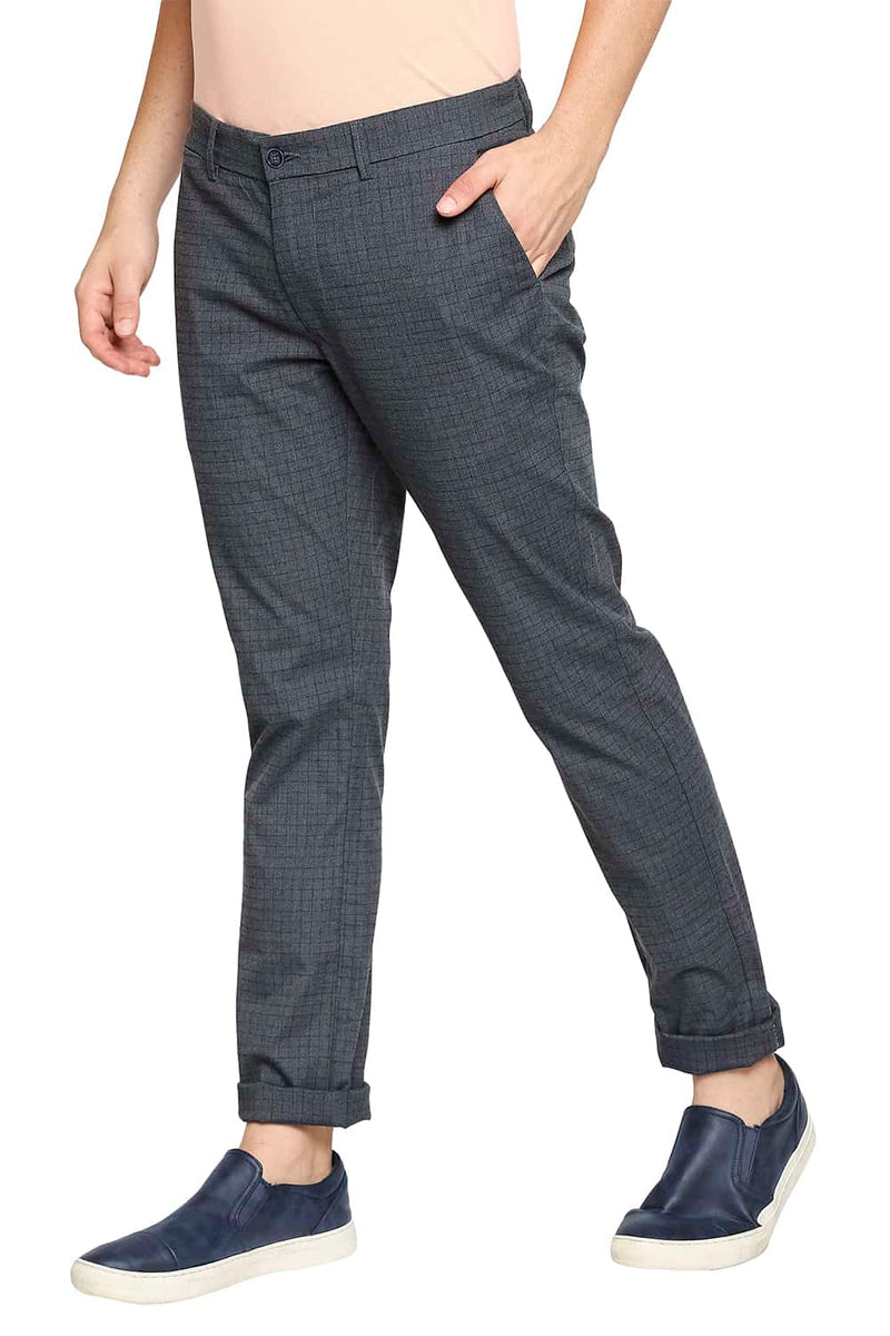 BASICS TAPERED FIT STRETCH TROUSER