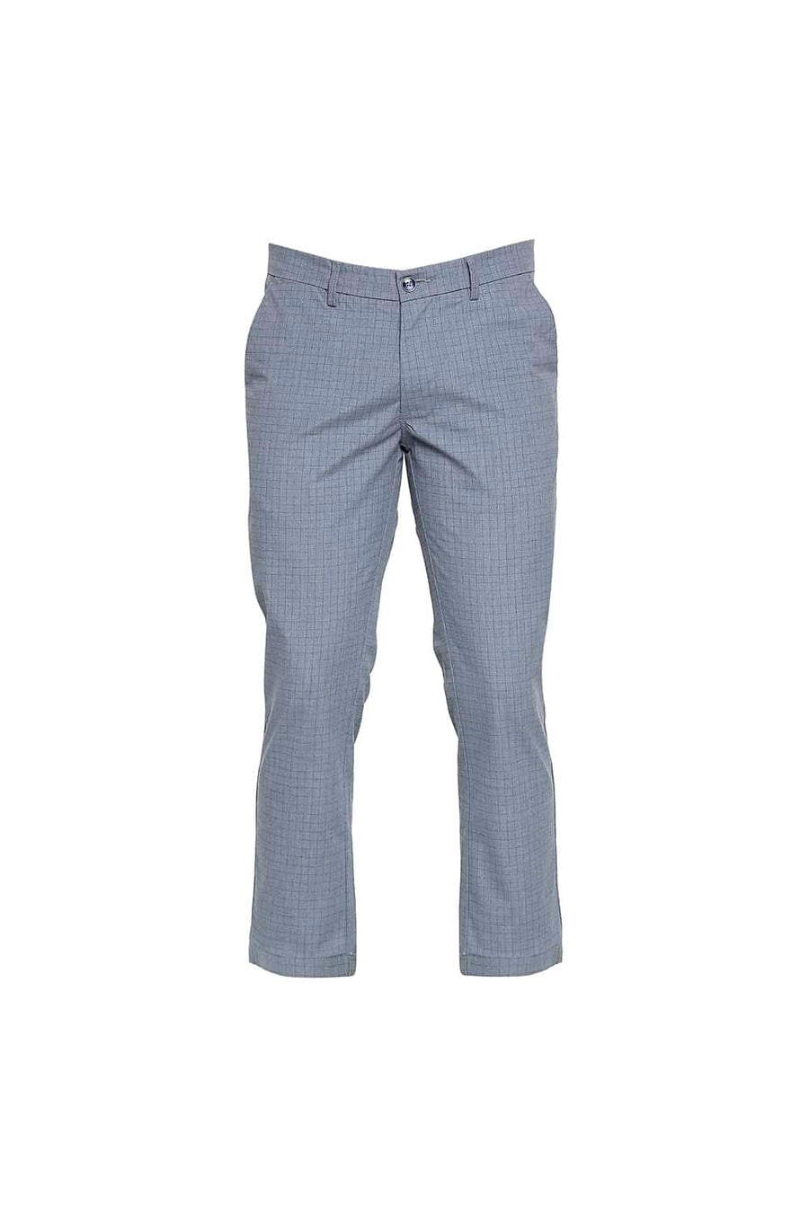 BASICS TAPERED FIT WINDWARD BLUE STRETCH TROUSER
