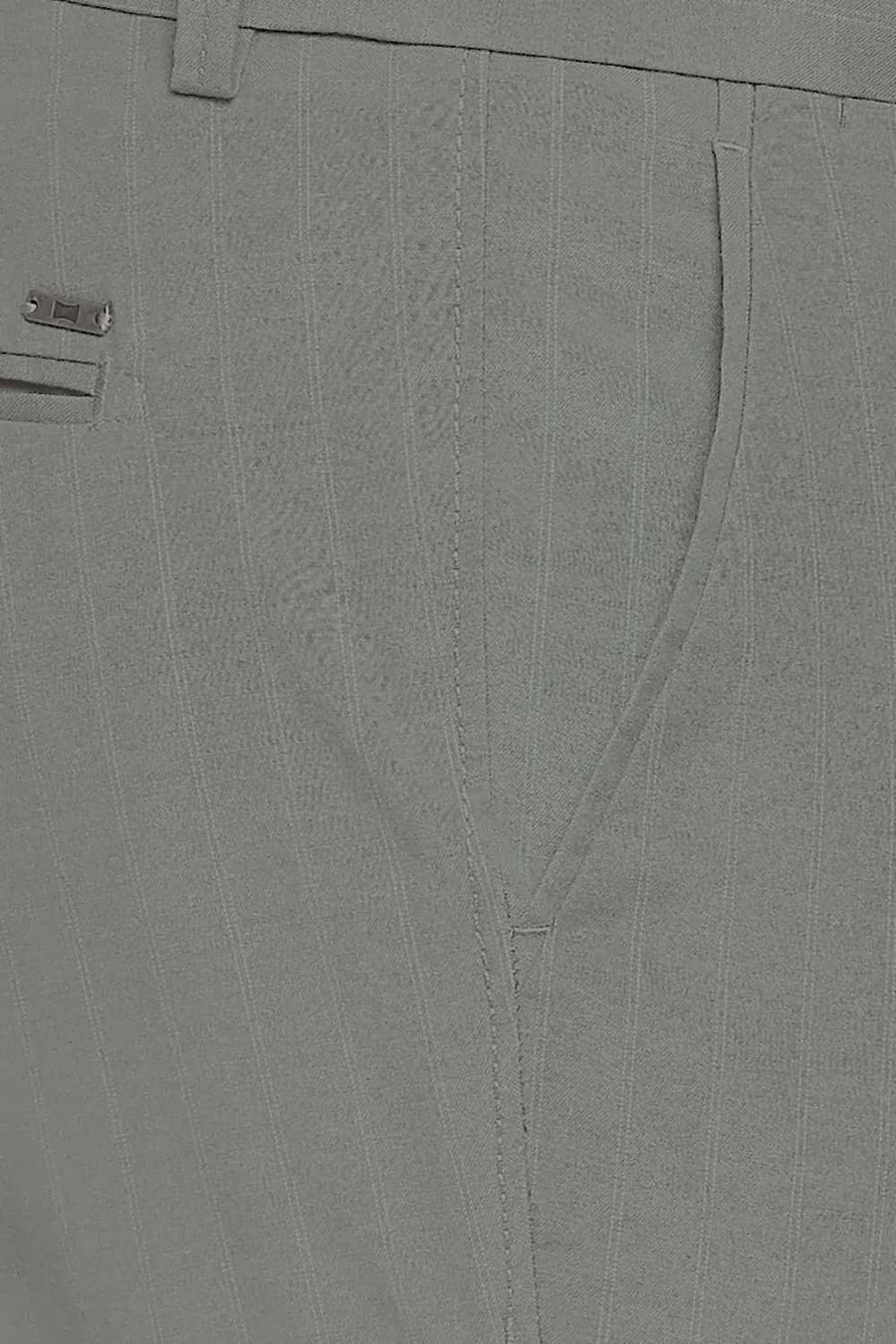BASICS SKINNY FIT GRIFFIN GREY STRETCH TROUSER
