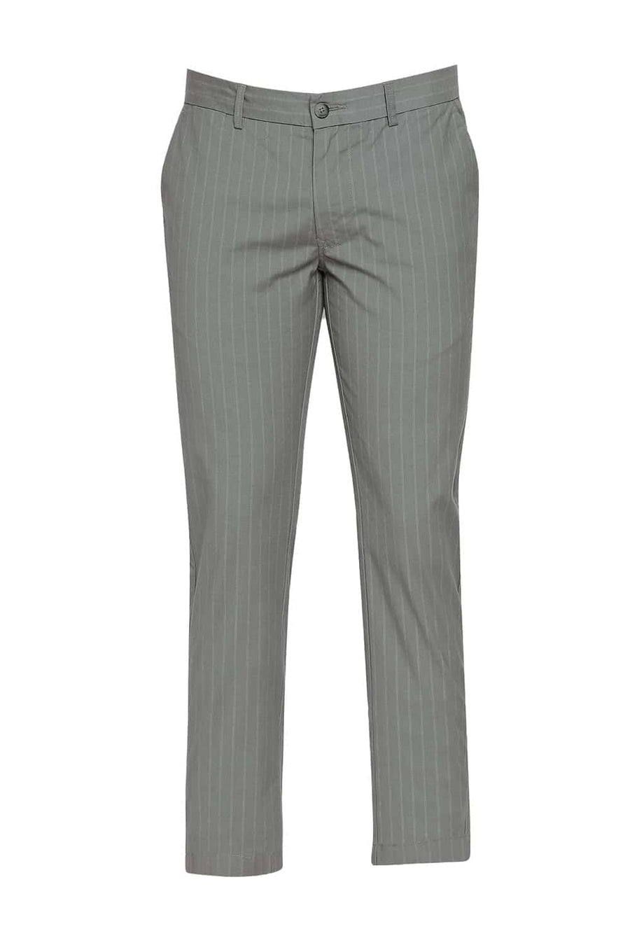 BASICS SKINNY FIT GRIFFIN GREY STRETCH TROUSER