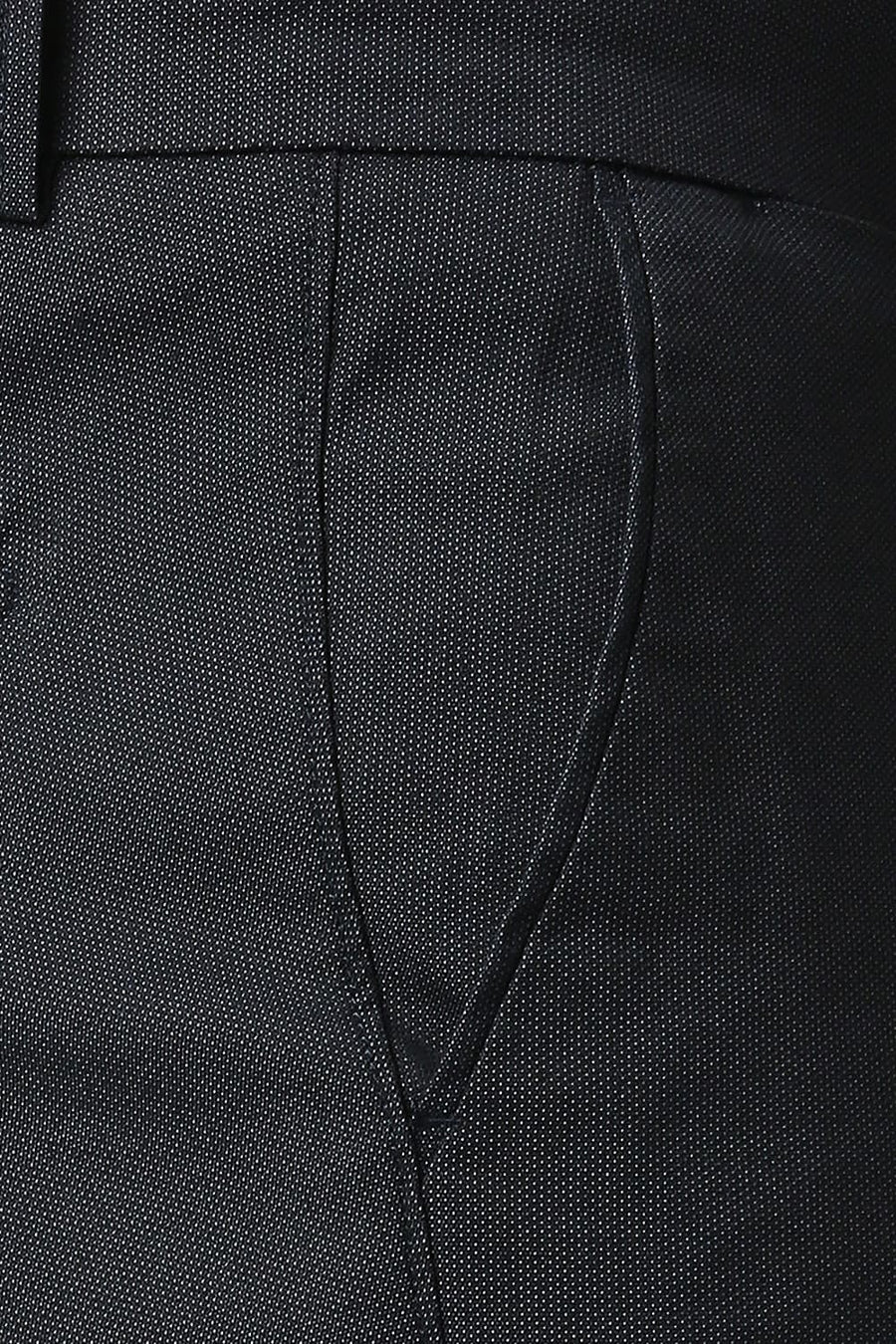 BASICS TAPERED FIT WREN BROWN STRETCH TROUSER