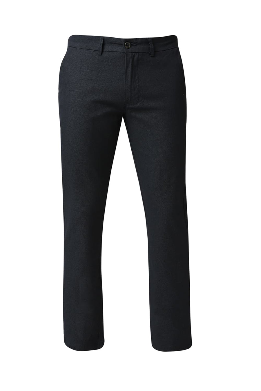 BASICS TAPERED FIT WREN BROWN STRETCH TROUSER