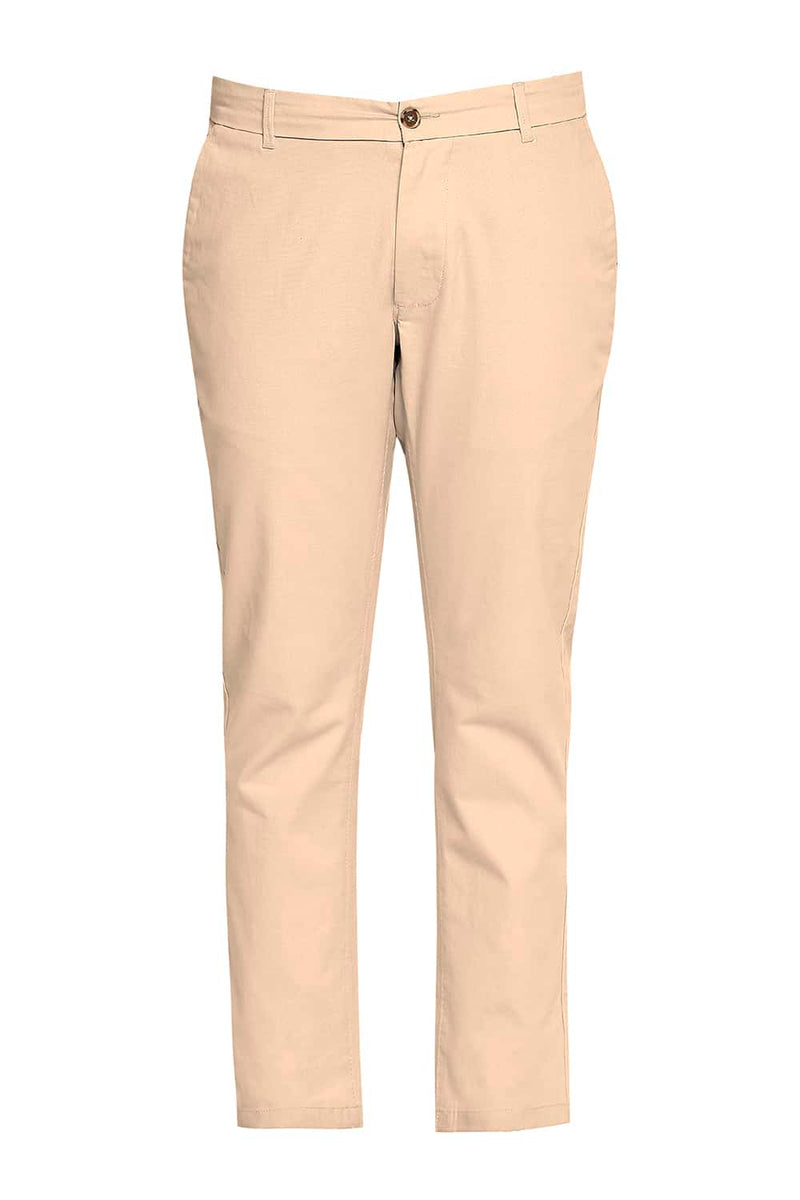 BASICS TAPERED FIT STRETCH TROUSER