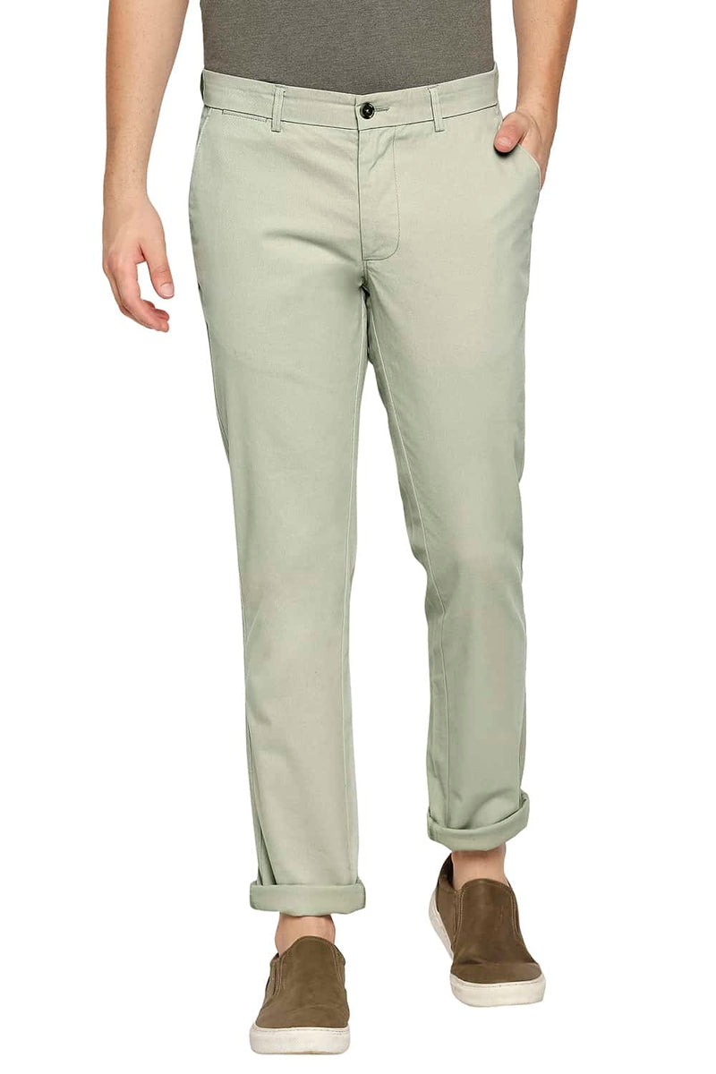 BASICS TAPERED FIT STRETCH TROUSER