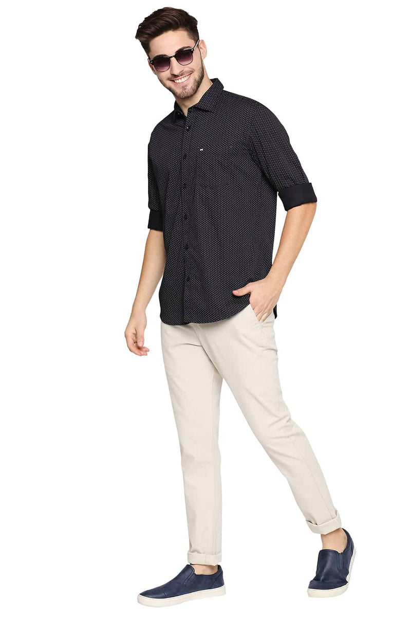 BASICS TAPERED FIT STRETCH TROUSER