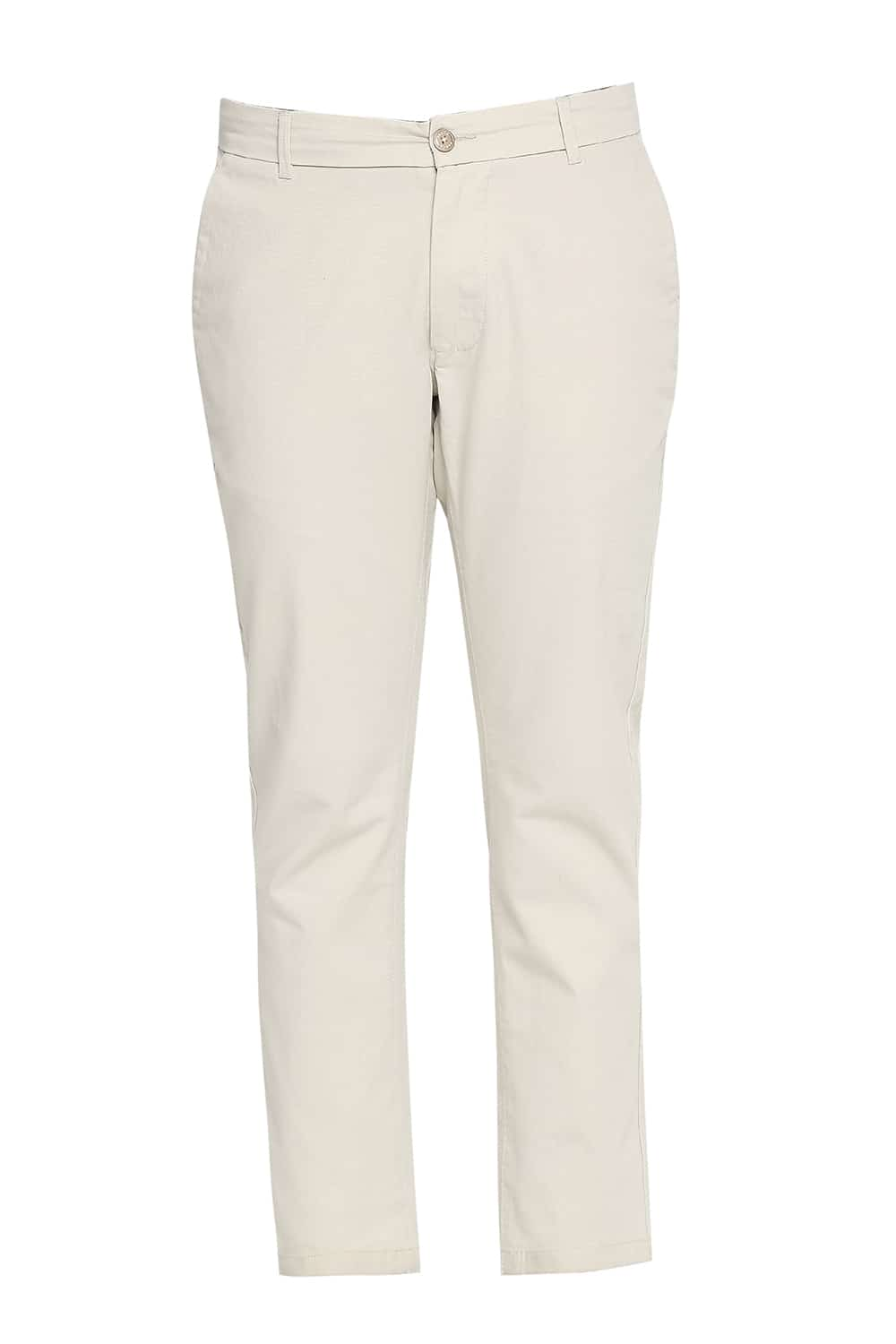 BASICS TAPERED FIT STRETCH TROUSER