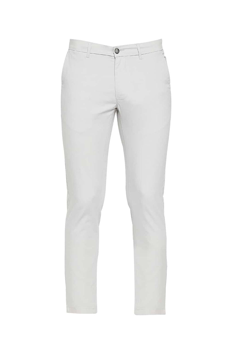 BASICS TAPERED FIT STRETCH TROUSER