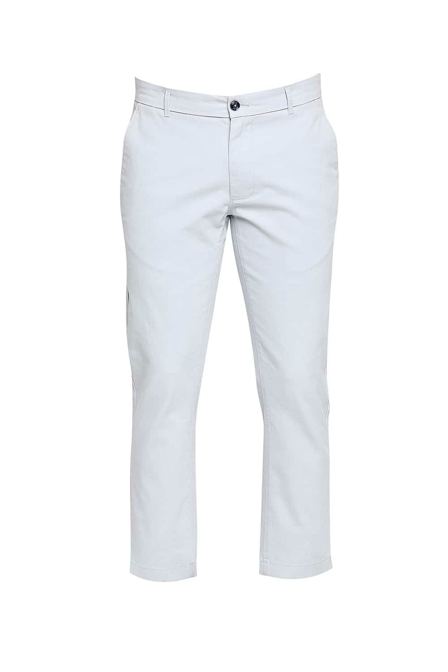 BASICS TAPERED FIT NIAGARA BLUE STRETCH TROUSER