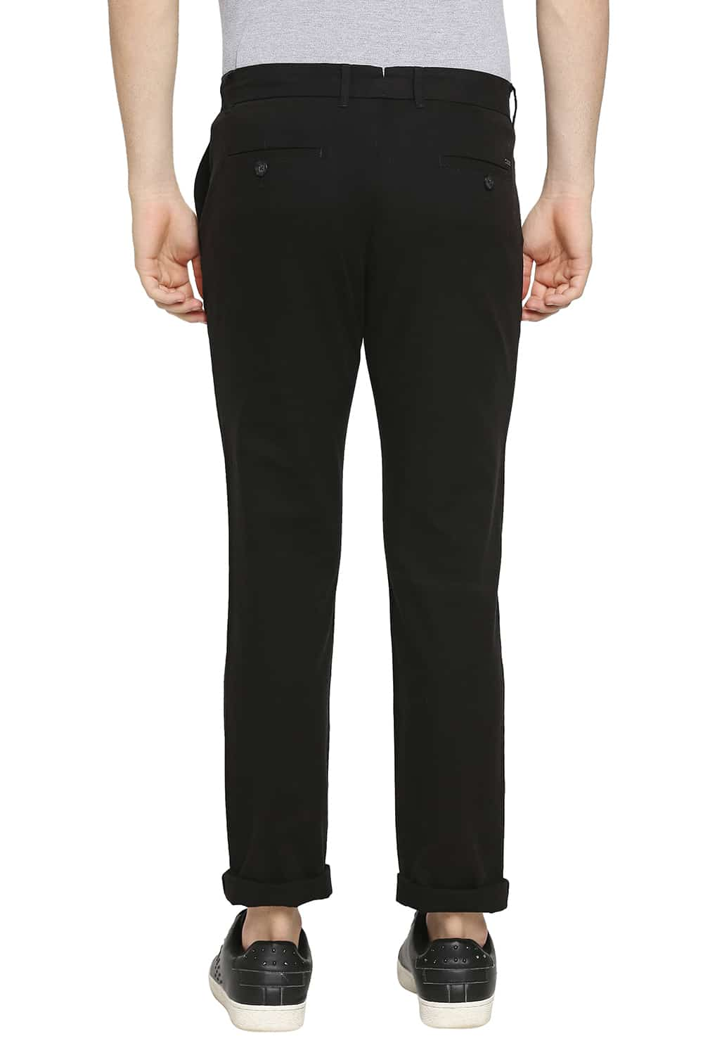 BASICS TAPERED FIT STRETCH TROUSER