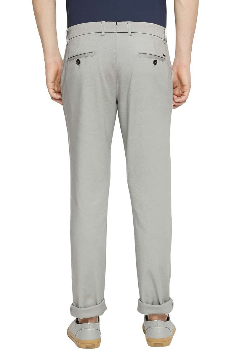 BASICS TAPERED FIT STRETCH TROUSER