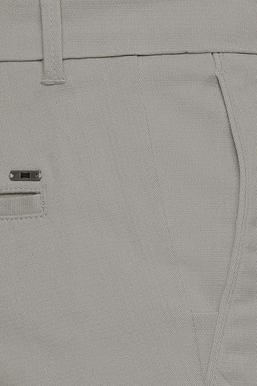 BASICS TAPERED FIT CELADON GREEN STRETCH TROUSER
