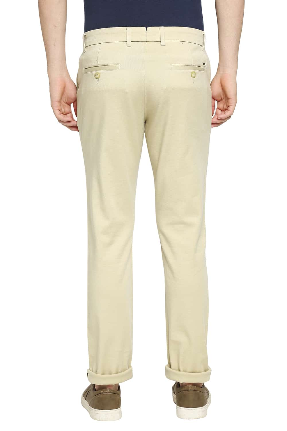 BASICS TAPERED FIT STRETCH TROUSER