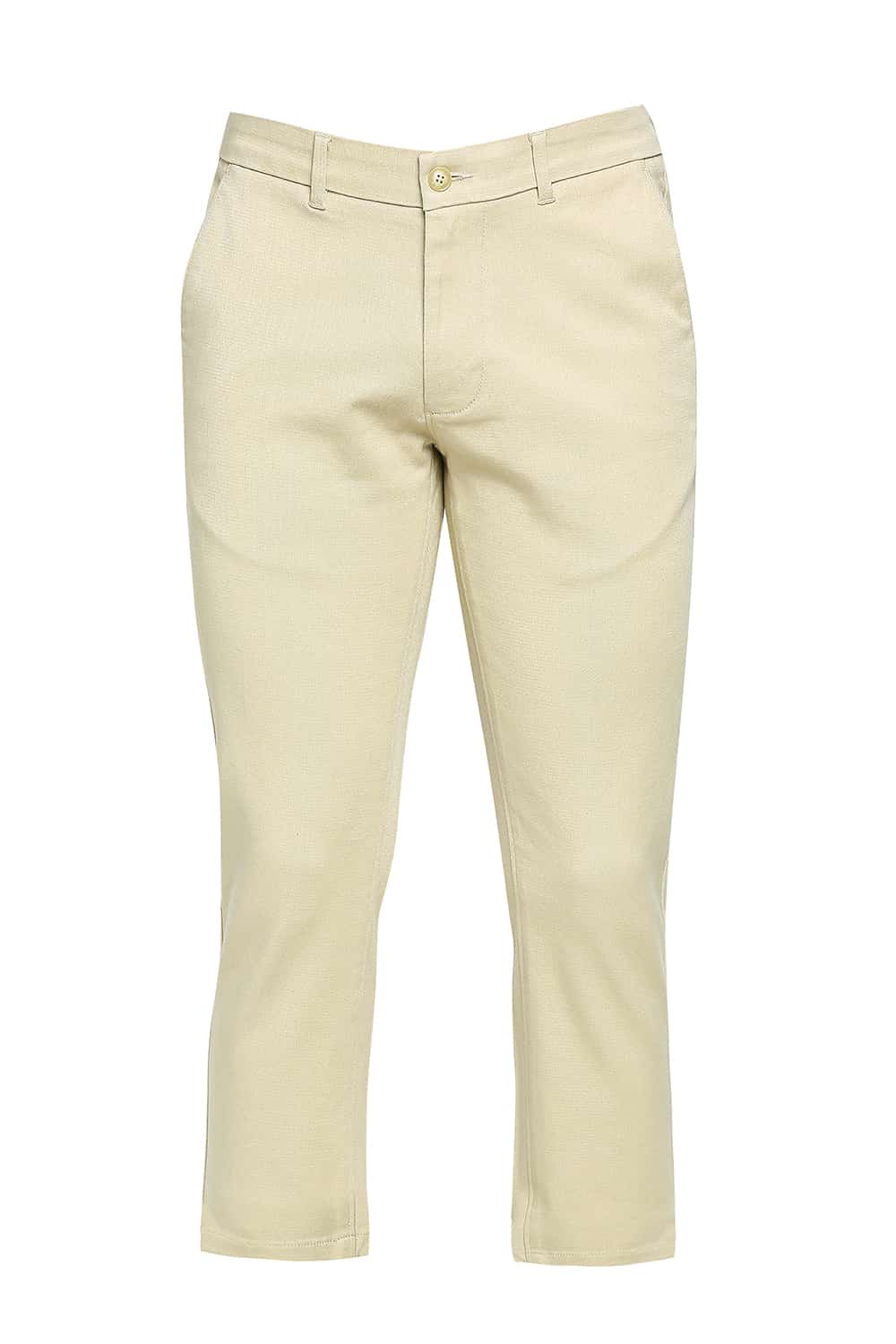 BASICS TAPERED FIT STRETCH TROUSER