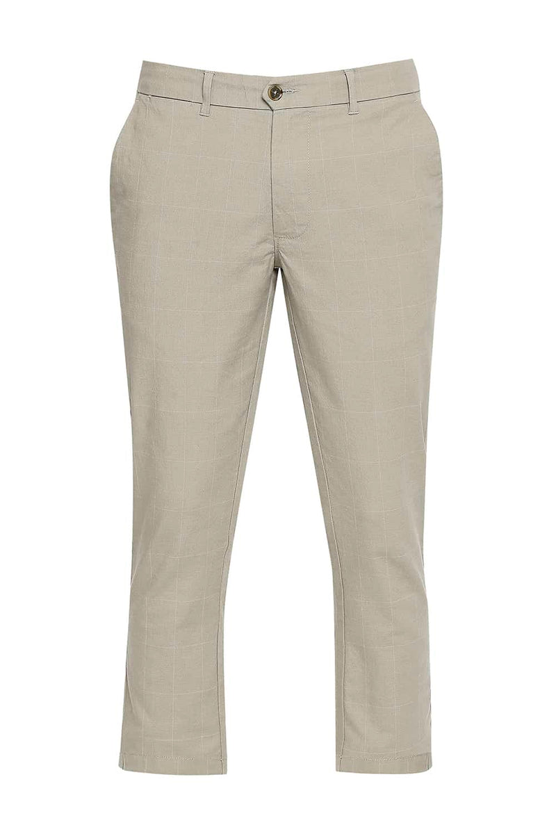 BASICS TAPERED FIT STRETCH TROUSER