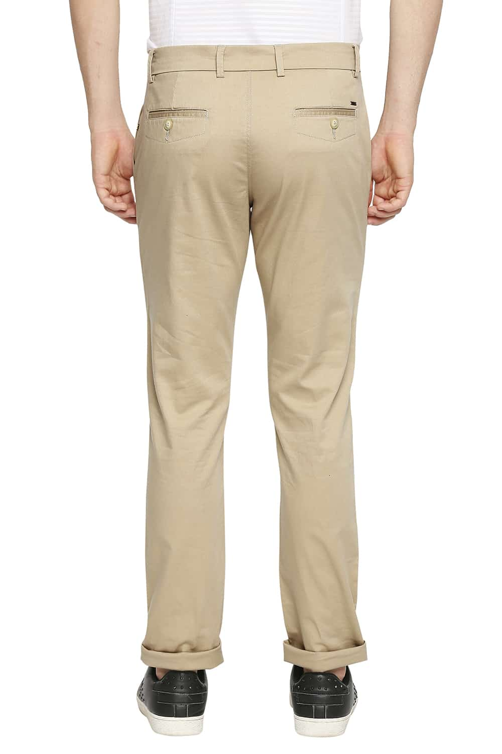 BASICS TAPERED FIT STRETCH TROUSER