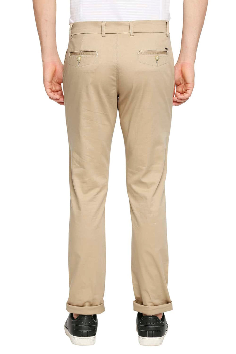 BASICS TAPERED FIT STRETCH TROUSER