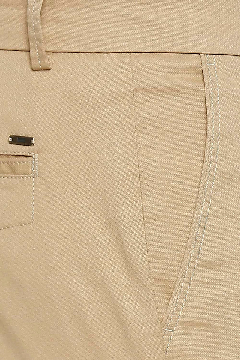 BASICS TAPERED FIT STRETCH TROUSER