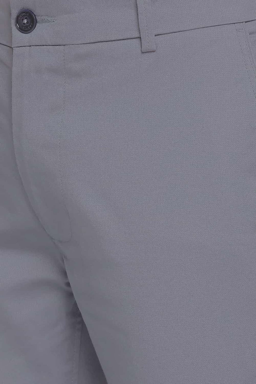 BASICS TAPERED FIT DAWN BLUE STRETCH TROUSER