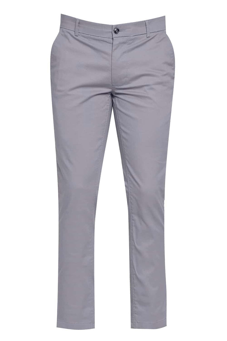 BASICS TAPERED FIT DAWN BLUE STRETCH TROUSER