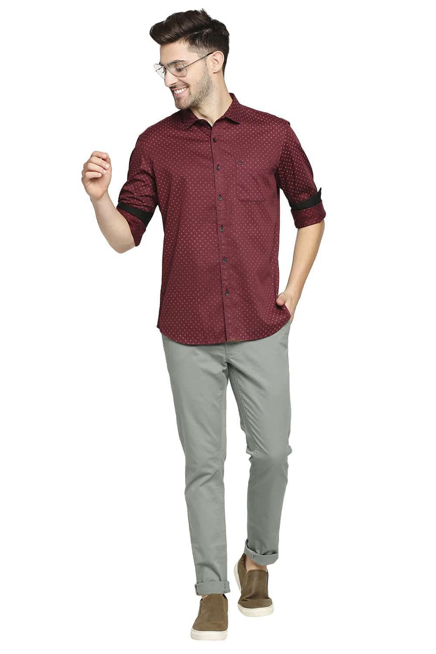 BASICS TAPERED FIT ICEBERG GREEN STRETCH TROUSER