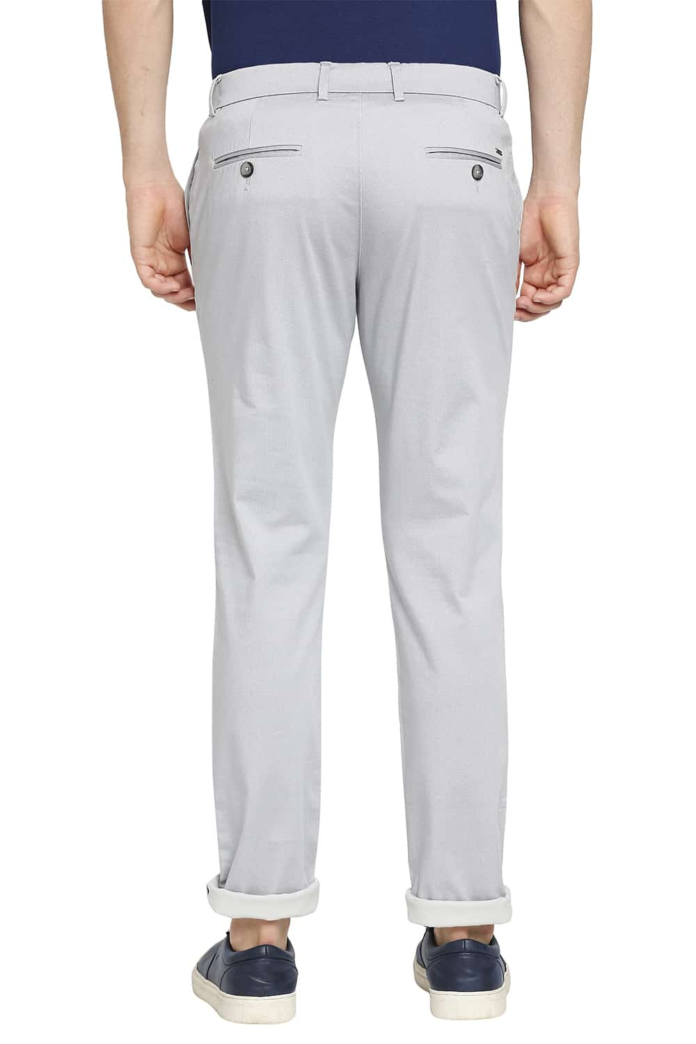 BASICS TAPERED FIT STRETCH TROUSER