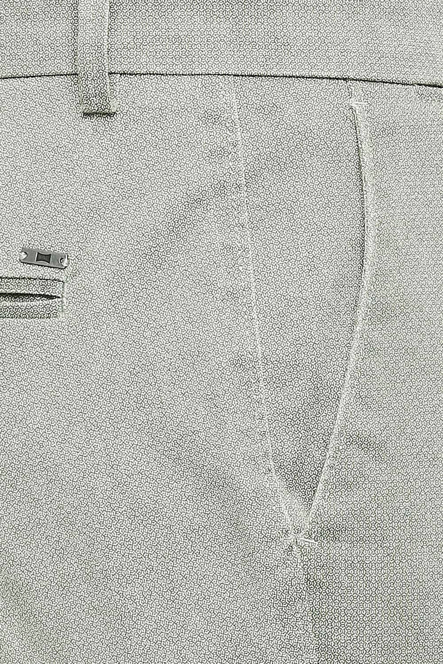 BASICS TAPERED FIT HEDGE GREEN STRETCH TROUSER