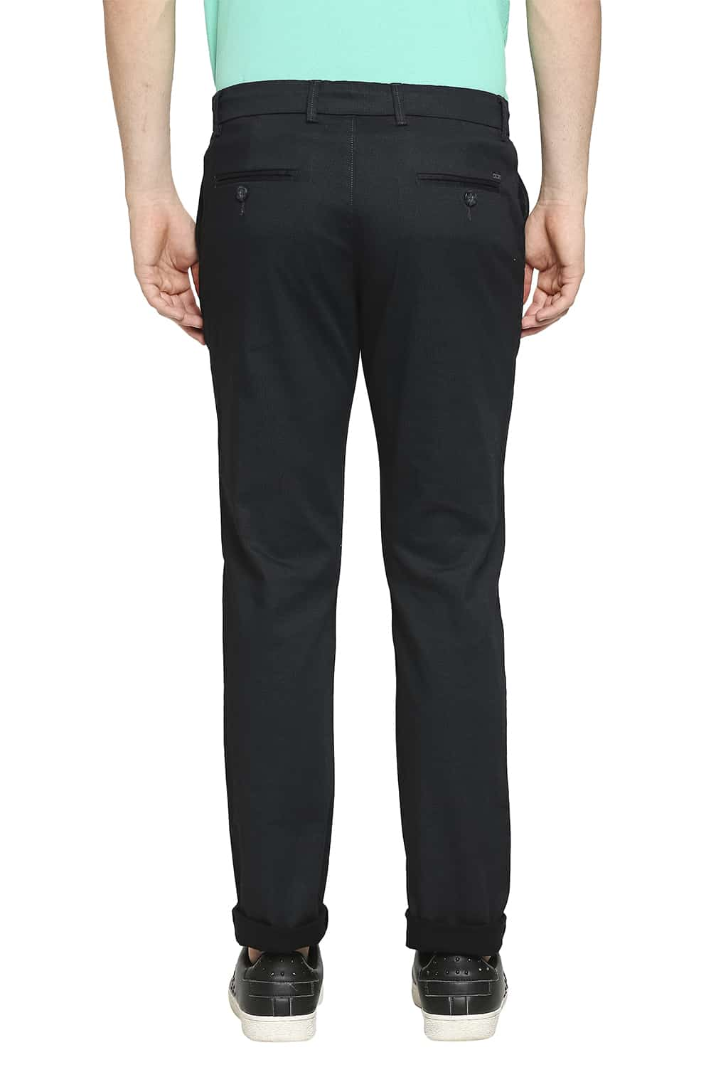 BASICS TAPERED FIT STRETCH TROUSER