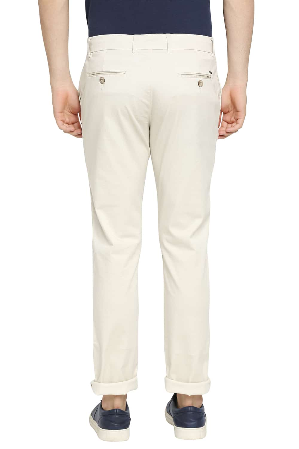 BASICS TAPERED FIT STRETCH TROUSER