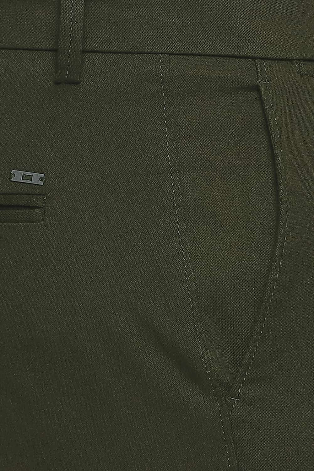 BASICS TAPERED FIT STRETCH TROUSER