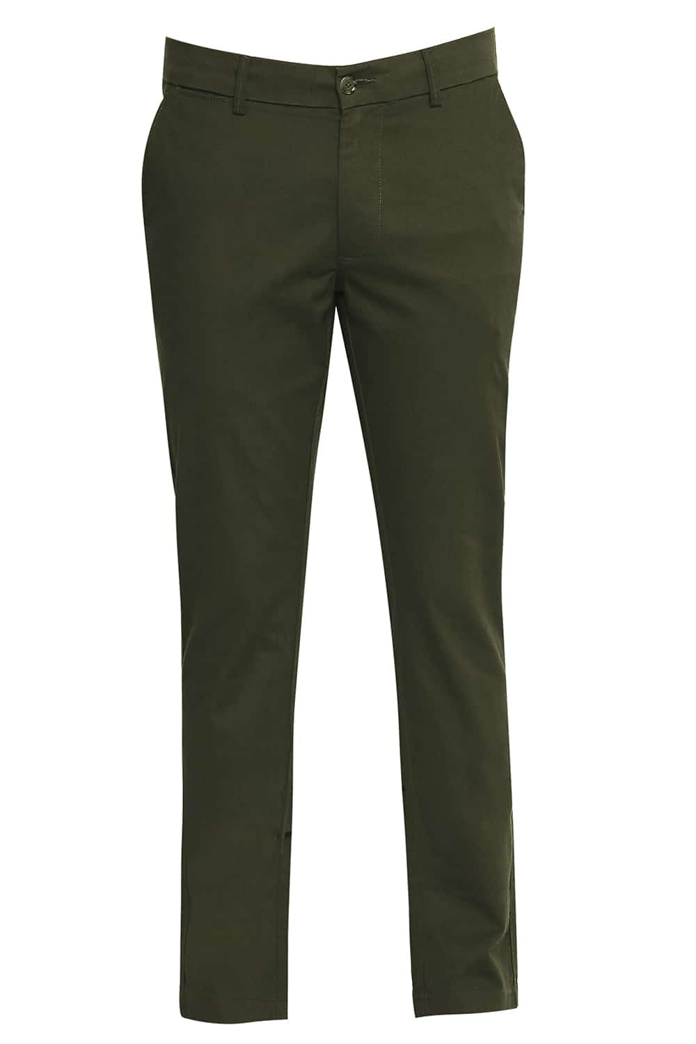 BASICS TAPERED FIT STRETCH TROUSER