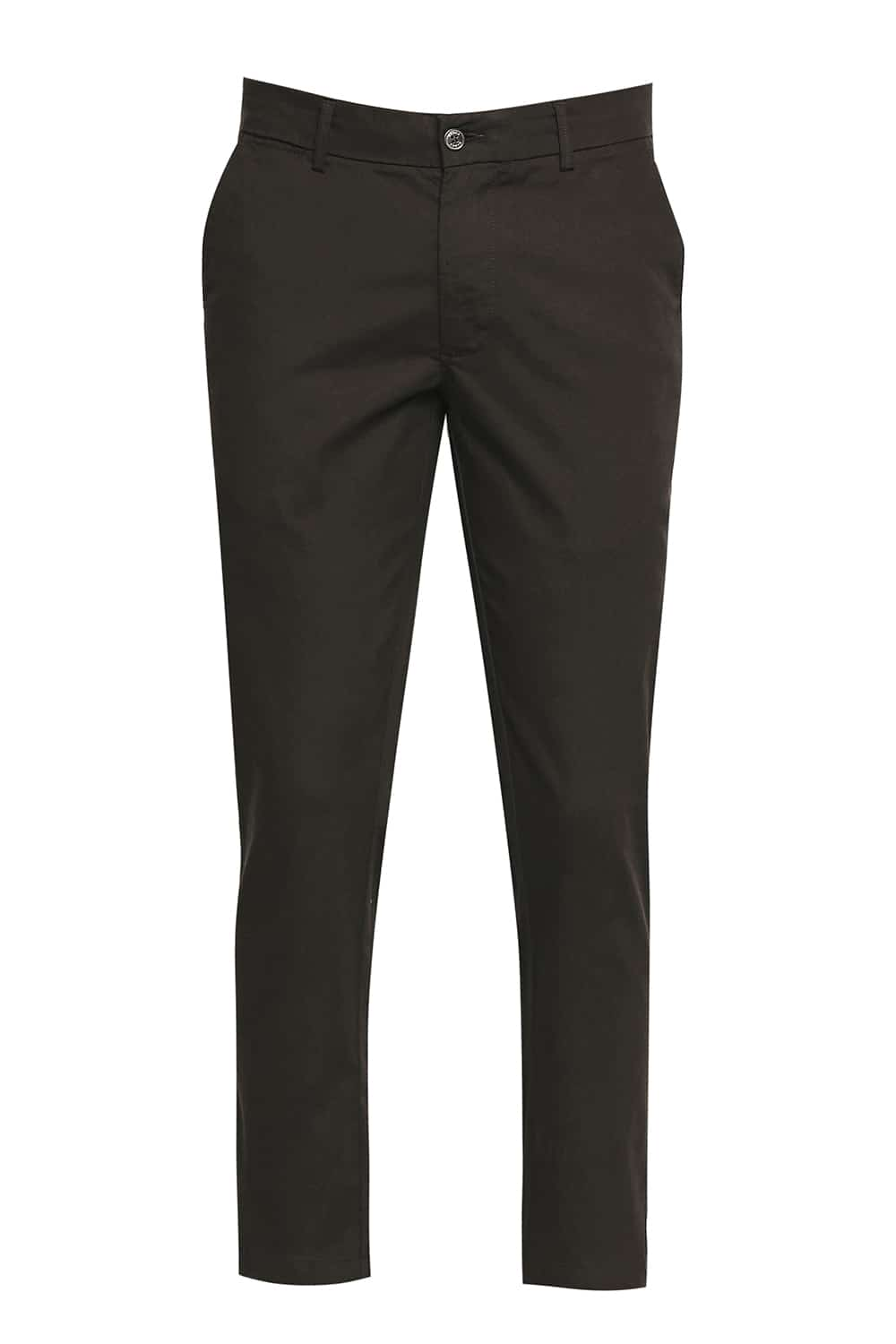 BASICS TAPERED FIT STRETCH TROUSER