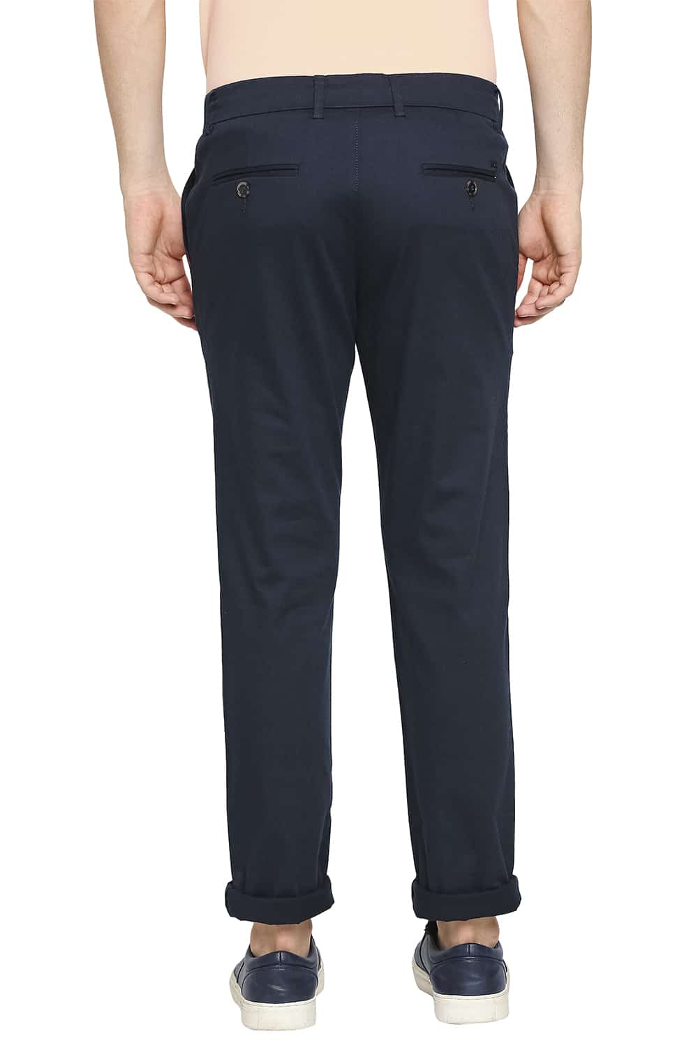 BASICS TAPERED FIT STRETCH TROUSER