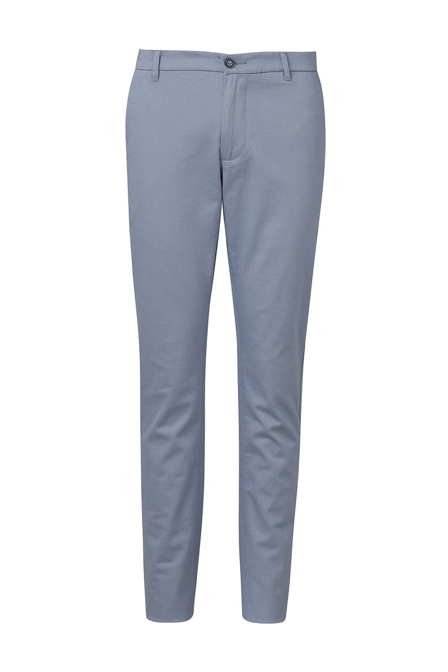BASICS TAPERED FIT CITADEL BLUE STRETCH TROUSERS