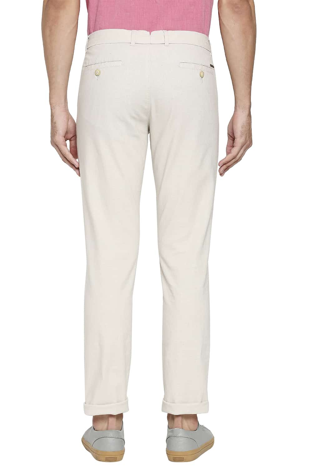 BASICS TAPERED FIT STRETCH TROUSER