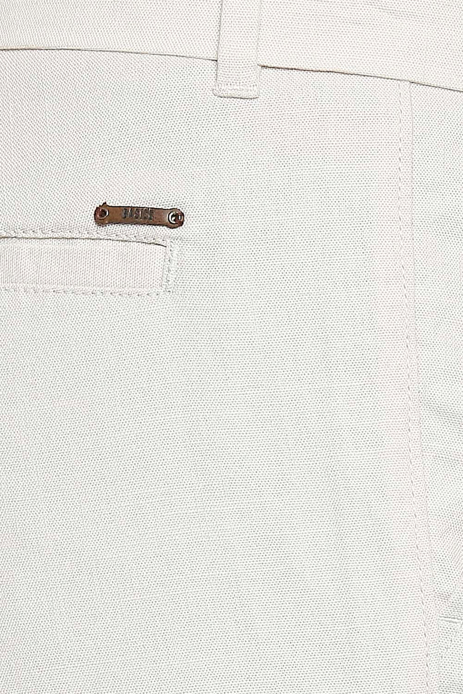 BASICS TAPERED FIT ARCTIC ECRU STRETCH TROUSER