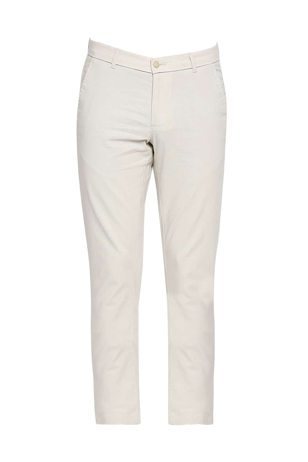 BASICS TAPERED FIT STRETCH TROUSER